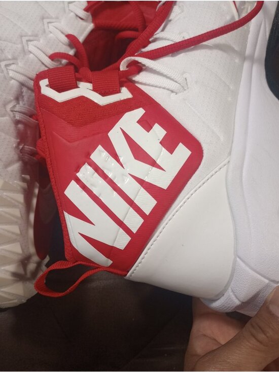 New Nike Force Savage Pro Shark Soccer/Football Cleats White/Red Size 14.5 main image 16